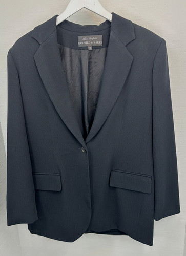 GARFIELD & MARKS: ALEX GARFIELD BLACK BLAZER- SIZE 12