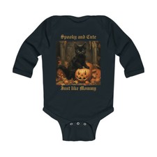 Spooky and Cute just like Mommy Infant Long Sleeve Bodysuit