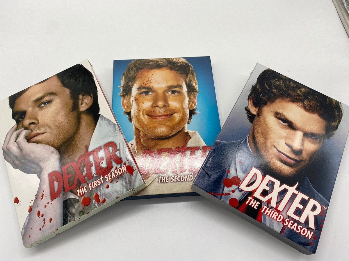 Dexter Season 1 2 & 3 Complete Showtime DVD Box Set Showtime TV 1