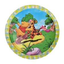 Vintage Zak Designs Winnie the Pooh Tigger Piglet Kid's Plate Melamine 8" Disney