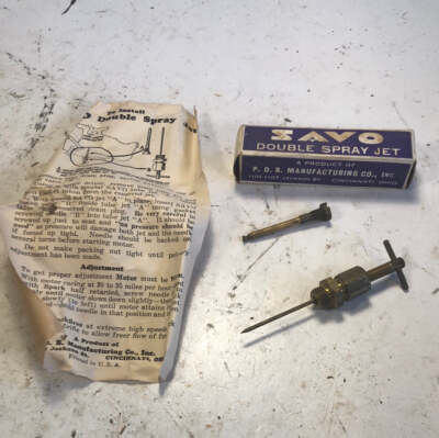 Vintage Model A Savo Double Spray Jet for Ford Zenith Carburetor
