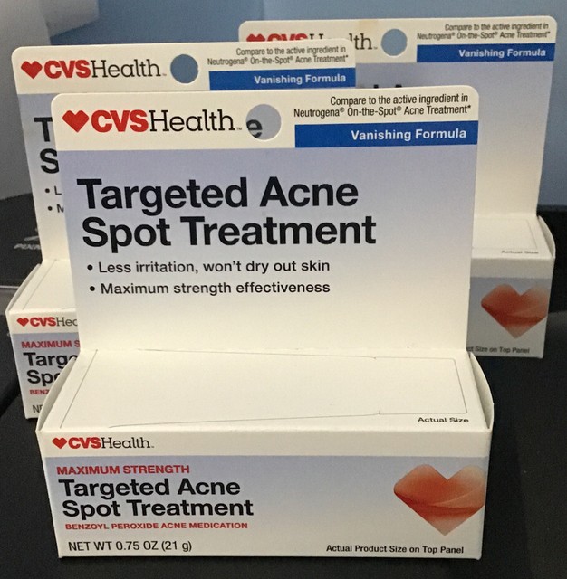 3 CVS Health Targeted acne spot treatment 0.75oz bsh eBay
