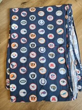 Pottery Barn Kids "NFL - Football Logos" Twin Flat Sheet
