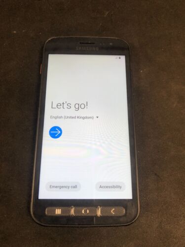 Samsung Galaxy XCover 4s Dual Sim Black 32GB. Unlocked - Volume Button Issue - Afbeelding 1 van 7