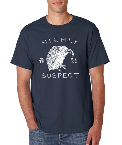 Camiseta HIGHLY SOSPECHOSA Logotipo Banda de Rock Alternativo Gira de Conciertos Camiseta S-6XL - Imagen 5 de 14