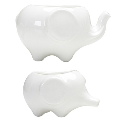 2 Pcs Flower Container Cute Cactus Planter Mini Pots for Plants eBay