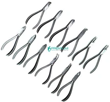 12 Pcs Premium Dental Band Seating & Placement Pliers De Bond Hard Wire Cutters