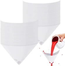 100PCS Paint Strainers Paper Cone Fine Mesh Filters for Spray Gun Automotive Use