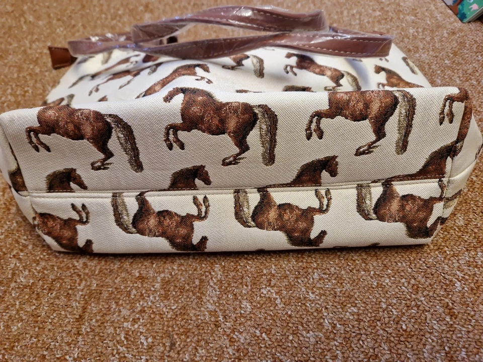 Signare tote bag Whistlejacket print oversized handbag college bag Horse horses - Image 4 of 4