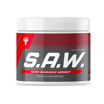 TREC NUTRITION SAW 200 G - Pre-Workout-Supplement für explosive Workouts 