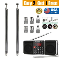 7 Sections Telescopic 74cm AM FM Antenna Portable Radio Antenna Replacement Tool