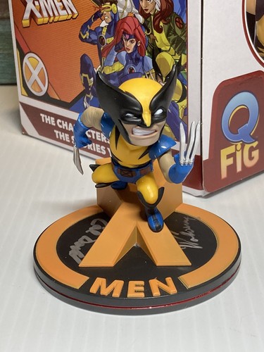 Marvel X-Men Cal Dodd firmato autografo Q Fig Wolverine Figura - Foto 7 di 13