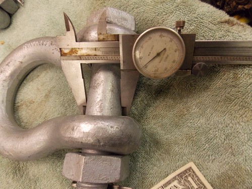 Hubbell Anderson Shackle Anchor Clevis 150K 75 Ton 2.5" opening FREE Ship Aftr1 - Picture 4 of 12