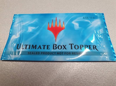ULTIMATE BOX TOPPER *SEALED* x 1 ULTIMATE MATERS BOX ENG - MTG SEALED PROMO
