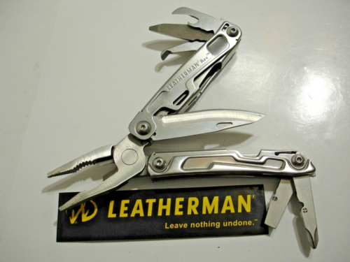 Leatherman USA REV Full Size Stainless Pliers Lock Blade 14 Function Multitool - Picture 1 of 24