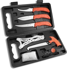 Outdoor Edge Jaeger Pak Processing Set Fixed Blade Knives Combo Pack JP8