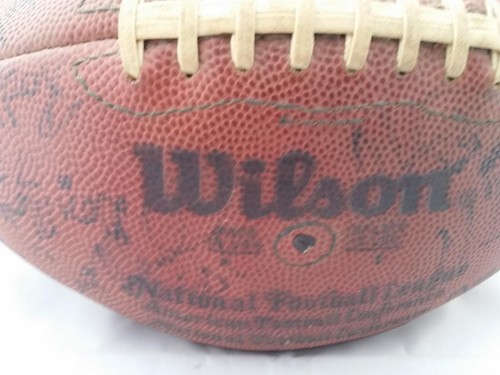 1986 Los Angeles Raiders Autographed Football Lots of Signatures Hilger Seale - Picture 10 of 12