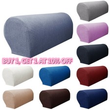 Armrest Covers Stretchy Set of 2 Chair or Sofa Arm Protectors Stretch to Fit
