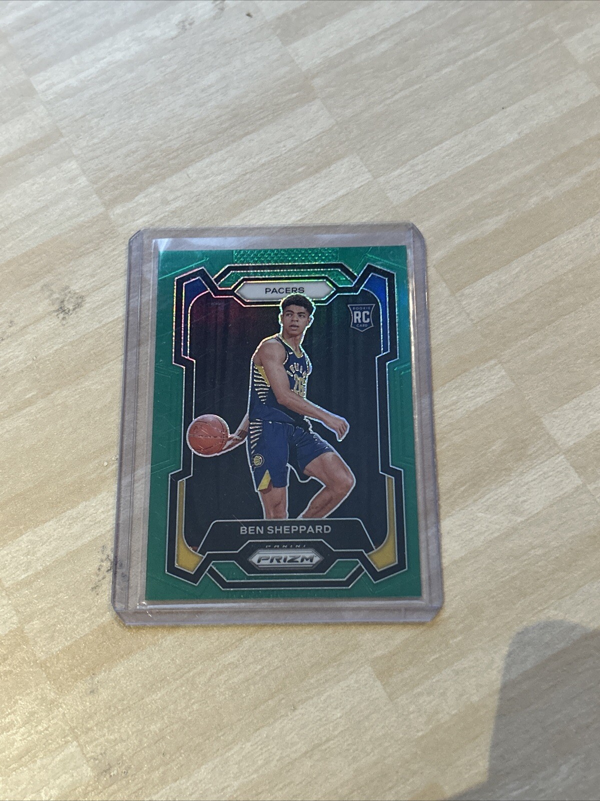 2023-24 Panini Prizm - Green Prizm #172 Ben Sheppard (RC)