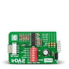 IrDA2 Board Infrared Addon Card For Microcontroller Units Microchip MCP2120.