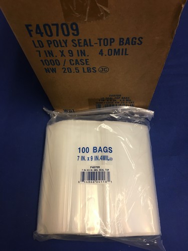 Elkay Plastic Zip Seal Lock Top Reclosable Zipper 4 Mil Clear Poly Bags - Bild 15 von 30