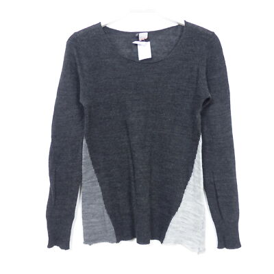 QIERO fine knit sweater knit gray size 38 M 