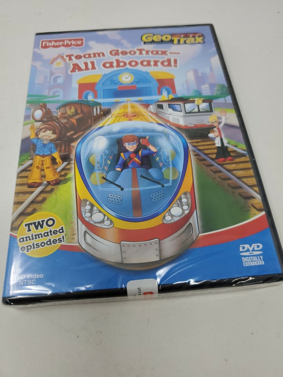 Team GeoTrax: All Aboard (DVD) - Brand New Fisher Price 2