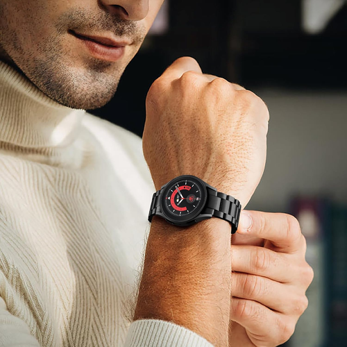 Cinturino in Metallo Compatibile Con Samsung Galaxy Watch 6 Classic 47Mm 43Mm/Wa - Foto 7 di 12