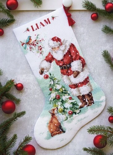 Dimensions Counted Cross Stitch Kit Stocking Magical Christmas