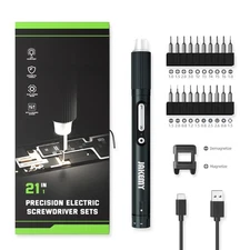 Mini Electric Screwdriver, 3 Gears Torque Adjustable Mini Screwdriver Set, Au...