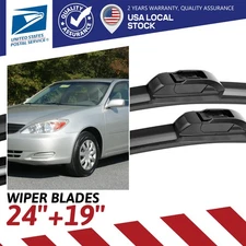 24"& 19" Windshield Wiper Blades OEM Quality Beam Premium Hybrid silicone J-Hook