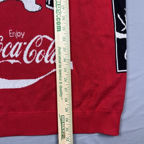Coca Cola PACSUN Polar Bear Sweater Size XL Have A Good Day Ugly Pullover - Picture 4 of 5