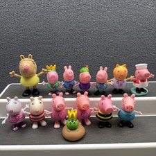 Peppa Pig Photoed Lot Of 14 Figures Peppa, George, Pedro, Candy,  Suzy
