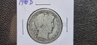 1908-D silver half dollar