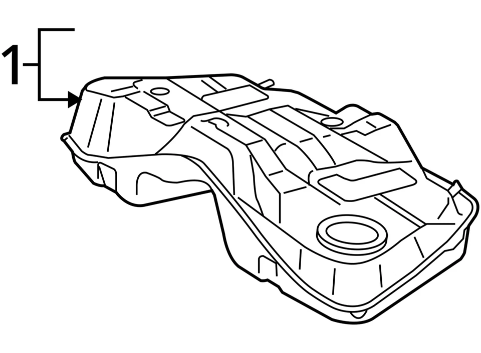 (LOCAL PICKUP ONLY) Fuel Tank Convertible Fits 06-15 LEXUS IS250 1105382 Foto 4 de 4