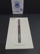 Jegoat S9 Ear Wax Removal Tool Black Soft Tips with 1296P HD Camera- MSRP 22