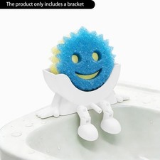 Cute Hanging Sponge Holder w/Drainage Countertop Sponge Holder for Kitchen Sink