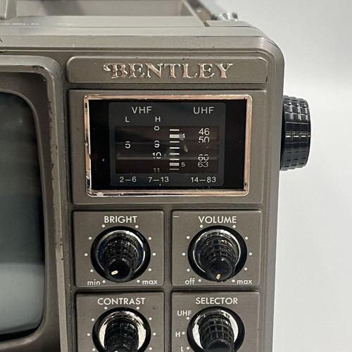 Vintage Bentley 100c Portable 5" Television Not Tested - Picture 2 of 9