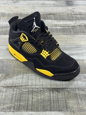 Air Jordan 4 Retro Yellow Thunder Mens DH6927-017 Right Shoe Only