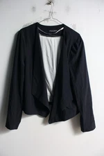Dorothy Perkins Womens Waterfall Blazer Jacket - Black - Size 18 (L18)