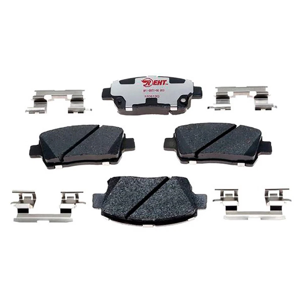 Kit Raybestos rotores de freio dianteiro e pastilhas de freio híbridas para 2004-2006 Scion xA - Imagem 2 de 4