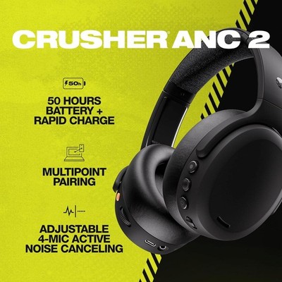 Skullcandy Crusher ANC 2 Sensory Bass Noise Cancelling Wireless
