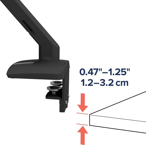 MXV DESK MONITOR ARM, Matte Black - 第 7/9 張圖片