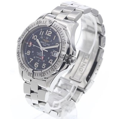 BREITLING CHRONOMAT A32350 40mm SS Black #C19265