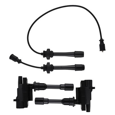 Ignition Coils + Wires for Mazda Protege/Protege5 2.0L 01-03 BP6D18100A9U