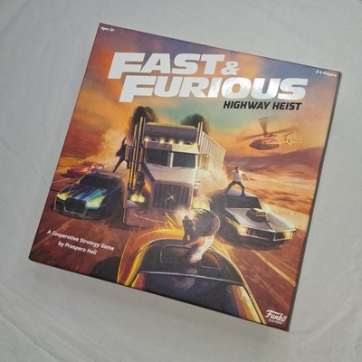 Fast & Furious Highway Heist Board Game Funko Games Cooperative Strategy