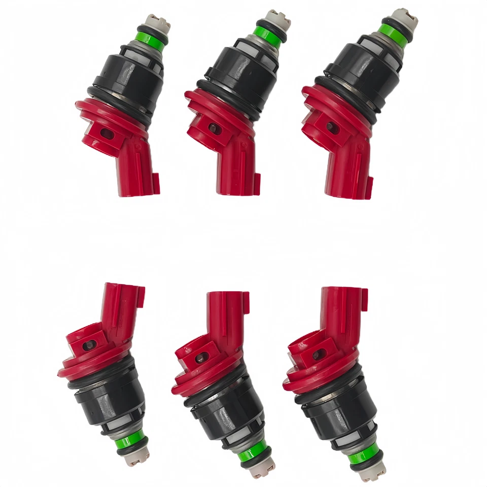 Inyectores de combustible OEM 16600-96E01 6 piezas para Infiniti I30 1996-99 Nissan Máxima 92-99 Foto 4 de 4