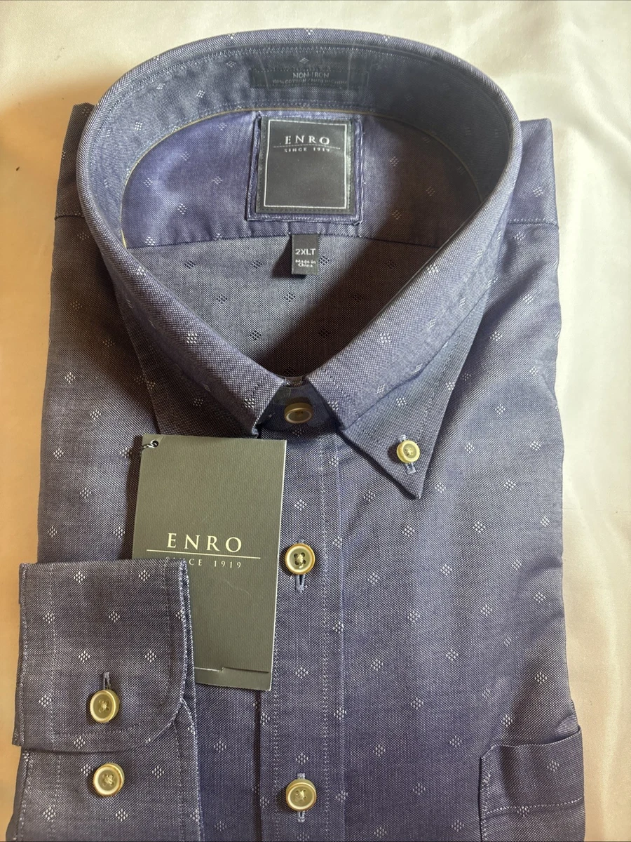 enro tailored fit dress shirts DS100W White Fine Piquet Dress Shirt