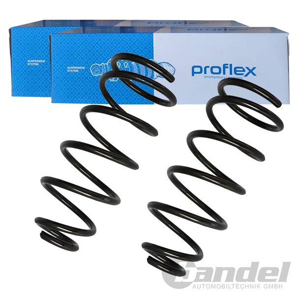 2X Proflex Fahrwerksfedern Hinten Passend FÜR KIA Sorento Links+Rechts |-image