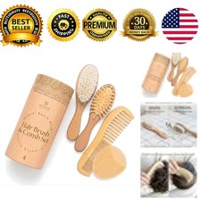 Baby Hair Brush Cradle Cap Brush Newborn Grooming Kit
